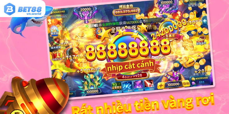 Cài đặt chế độ bắn thủ công trong game Bắn Cá Nổ Hũ BET88